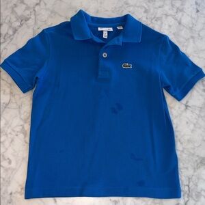 Lacoste Kids Polo Shirt in Vibrant Blue 8Y